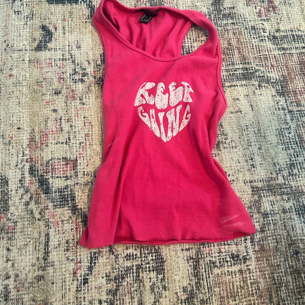 Keep grooving y2k tank top